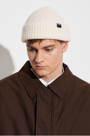 MM6 Maison Margiela Wool beanie with logo patch