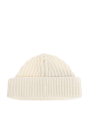 MM6 Maison Margiela Wool beanie with logo patch