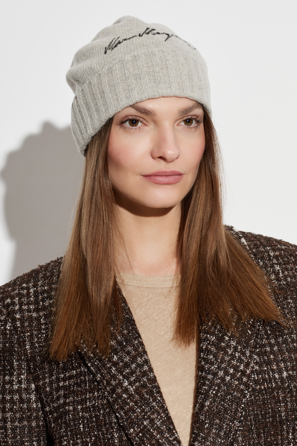 MM6 Maison Margiela Wool beanie with embroidered logo