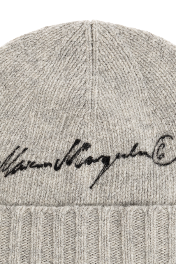 MM6 Maison Margiela Wool beanie with embroidered logo
