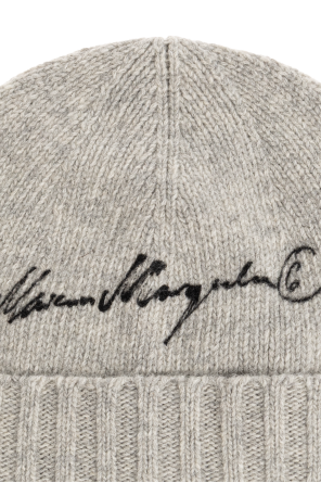 MM6 Maison Margiela Wool beanie with embroidered logo