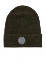 Grey rib-knit hat Hawkeyes from emblazoned with a white and black logo patch for the brand recognition