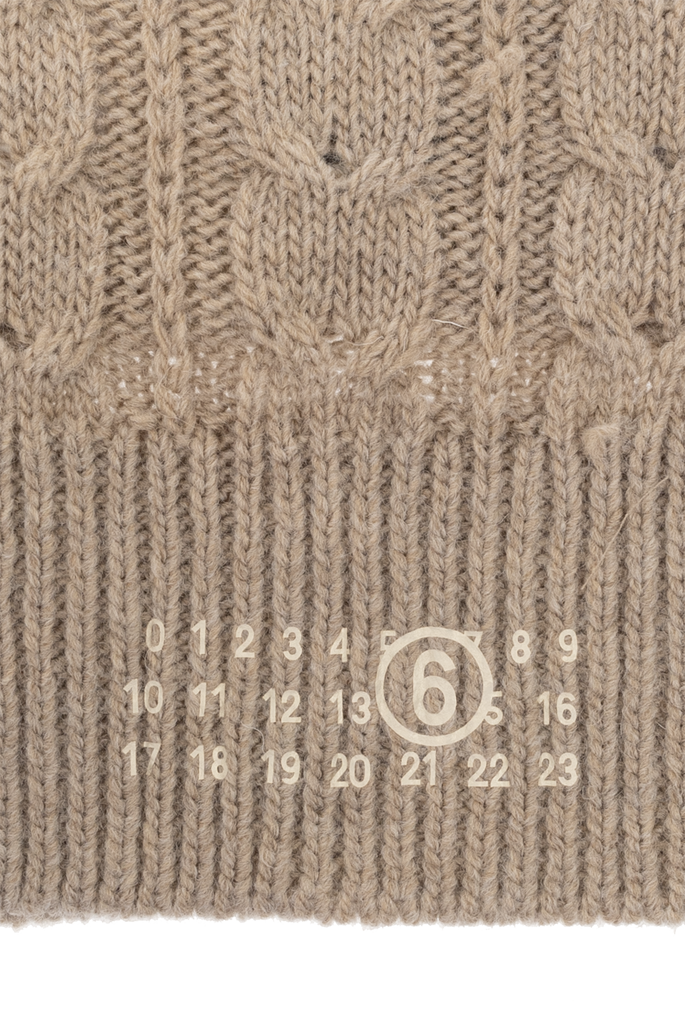 MM6 Maison Margiela Distressed beanie