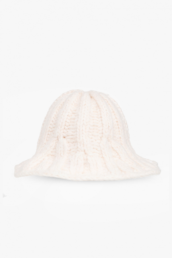 MM6 Maison Margiela Ribbed knit bucket hat