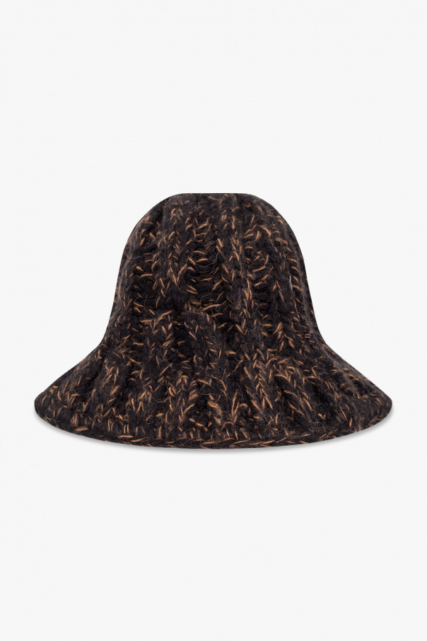 MM6 Maison Margiela Ribbed knit bucket Coverall hat
