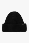 Burberry Black Cotton Hat With Logo