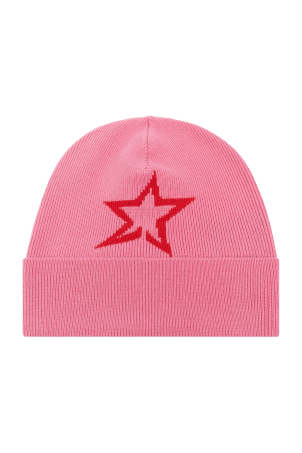 Perfect Moment ribbed hat with logo ugg hat lgry