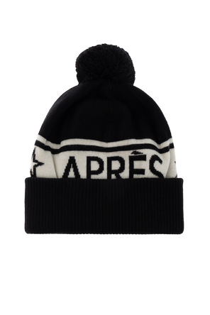 Wool beanie with pompom