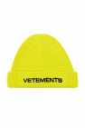 VETEMENTS Rib-knit hat with logo