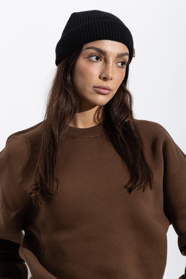 Ami Alexandre Mattiussi Gorro de lã com logótipo cosido