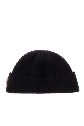 Ami Alexandre Mattiussi Gorro de lã com logótipo cosido