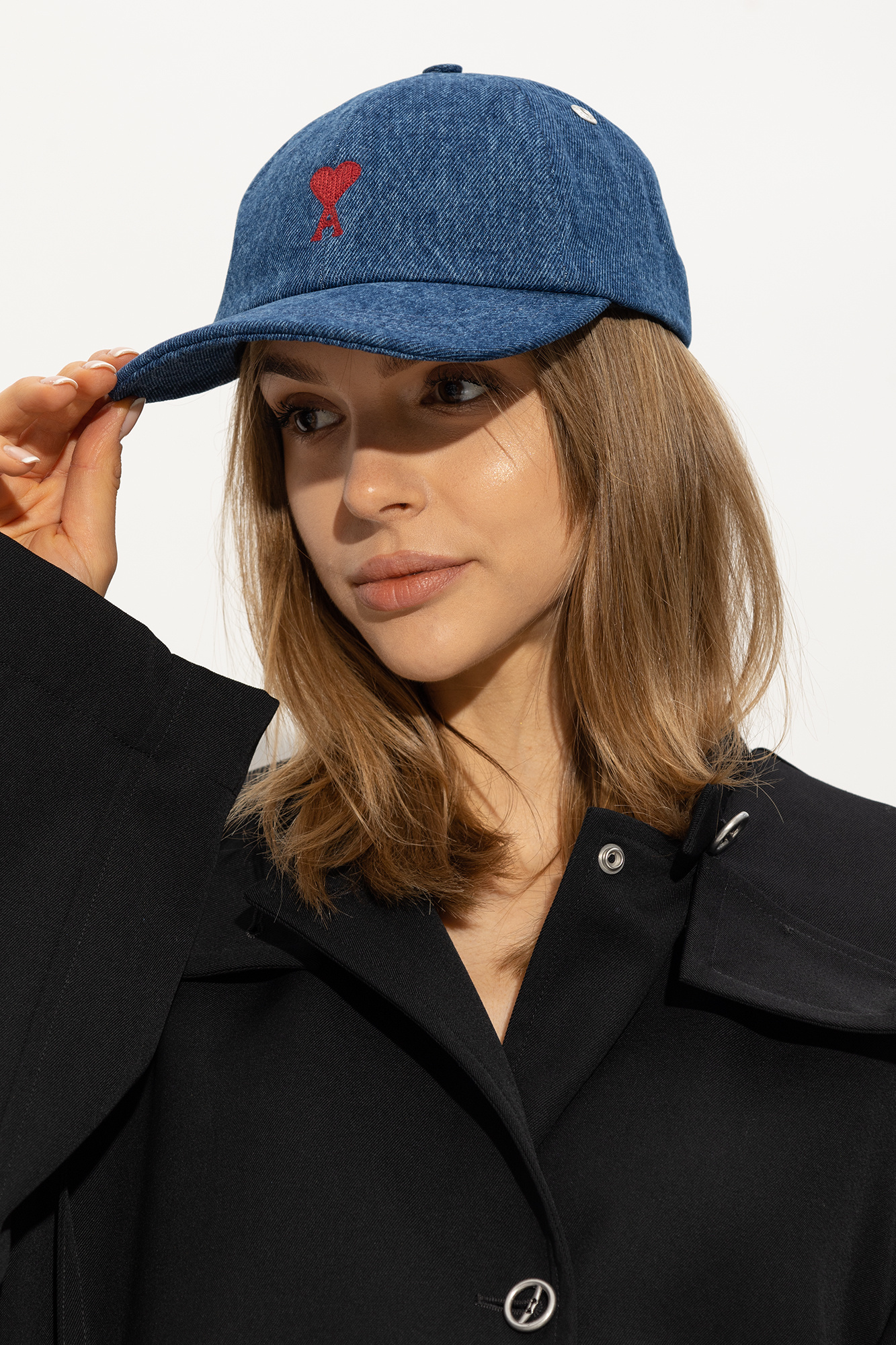 Ami Alexandre Mattiussi Denim baseball cap