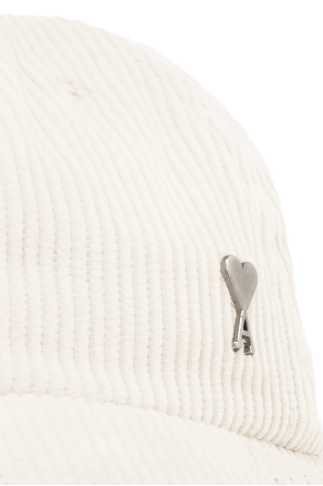 Ami Alexandre Mattiussi Corduroy baseball cap with logo