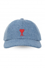 logo-embroidered newsboy hat