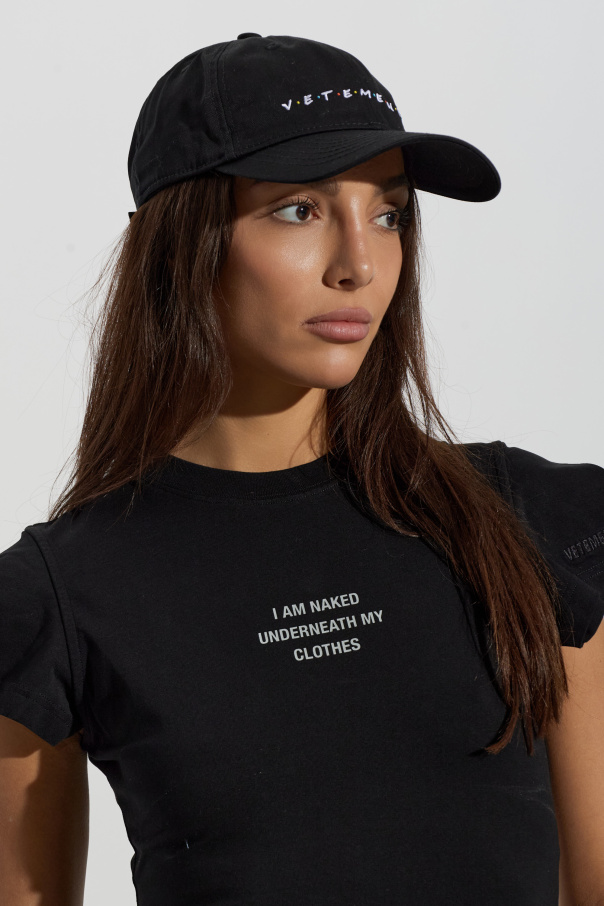 VETEMENTS Boné com pala