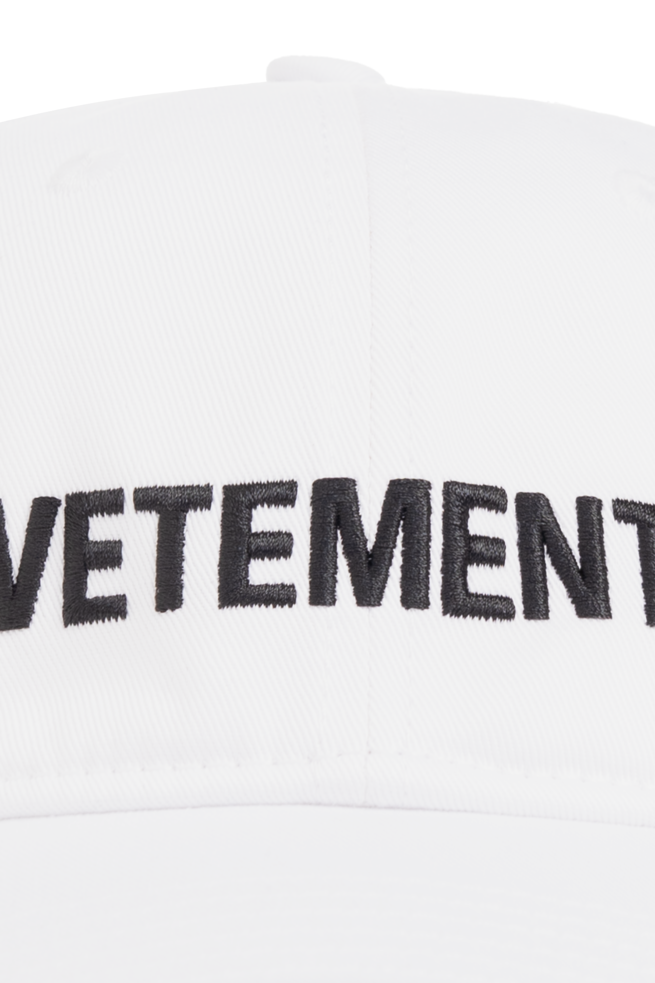 VETEMENTS Baseball cap with logo