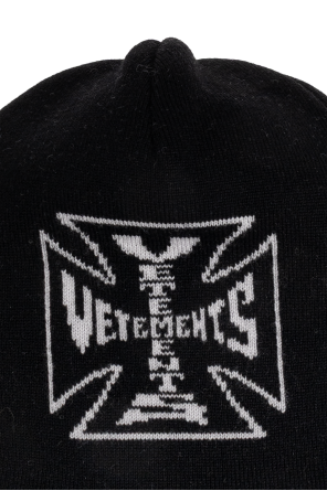 VETEMENTS Gorro de lã com logótipo