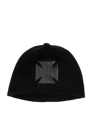 Wool beanie with logo