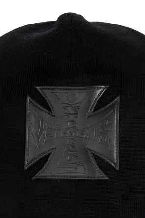 VETEMENTS Wool beanie with logo