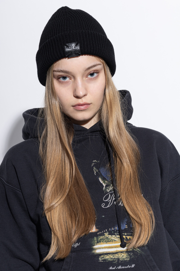 VETEMENTS Wool beanie with logo