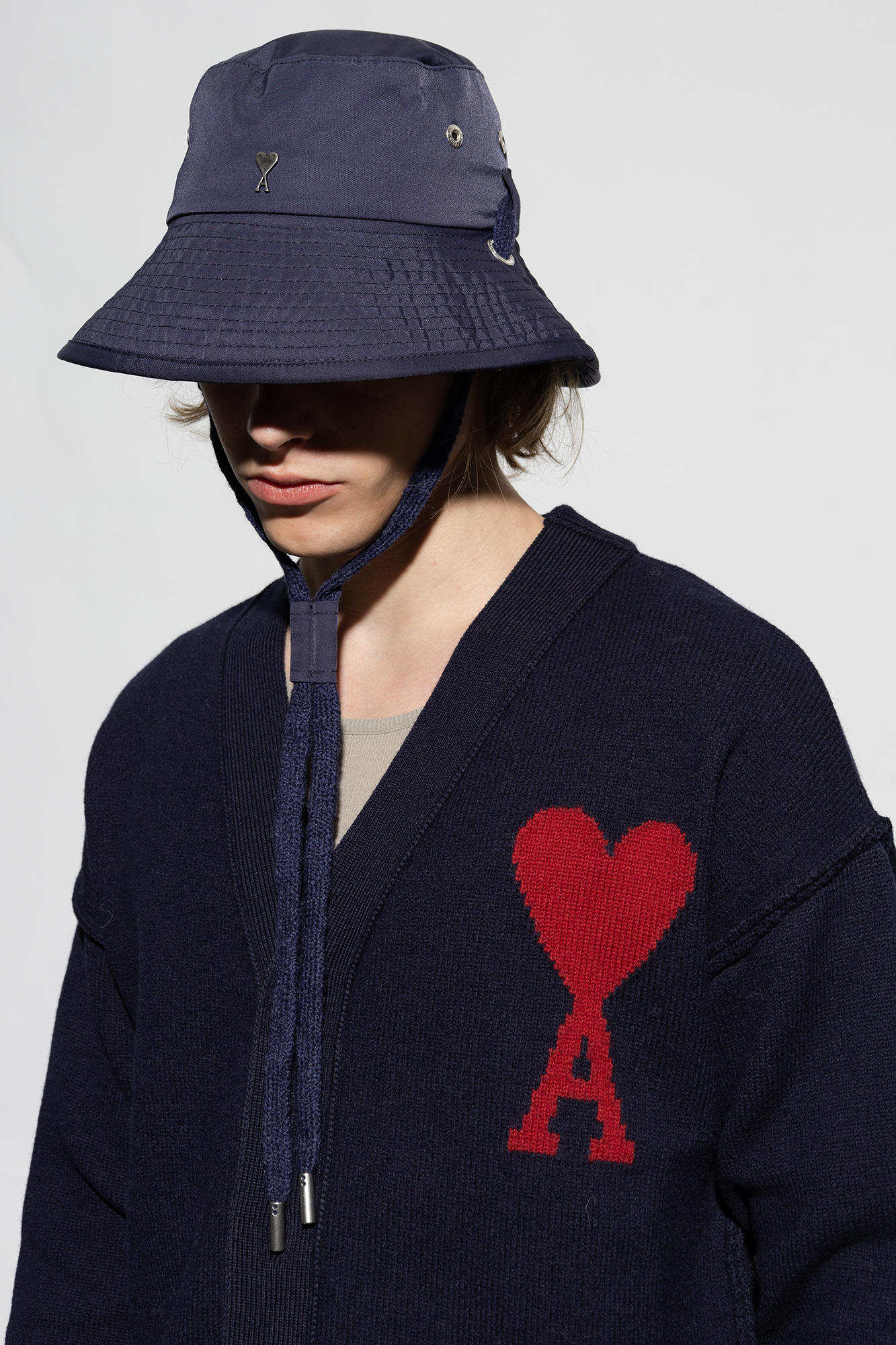 Ami Alexandre Mattiussi Bucket hat with logo