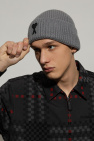 Ami Alexandre Mattiussi GREY Wool beanie with logo