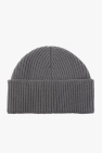 Ami Alexandre Mattiussi GREY Wool beanie with logo