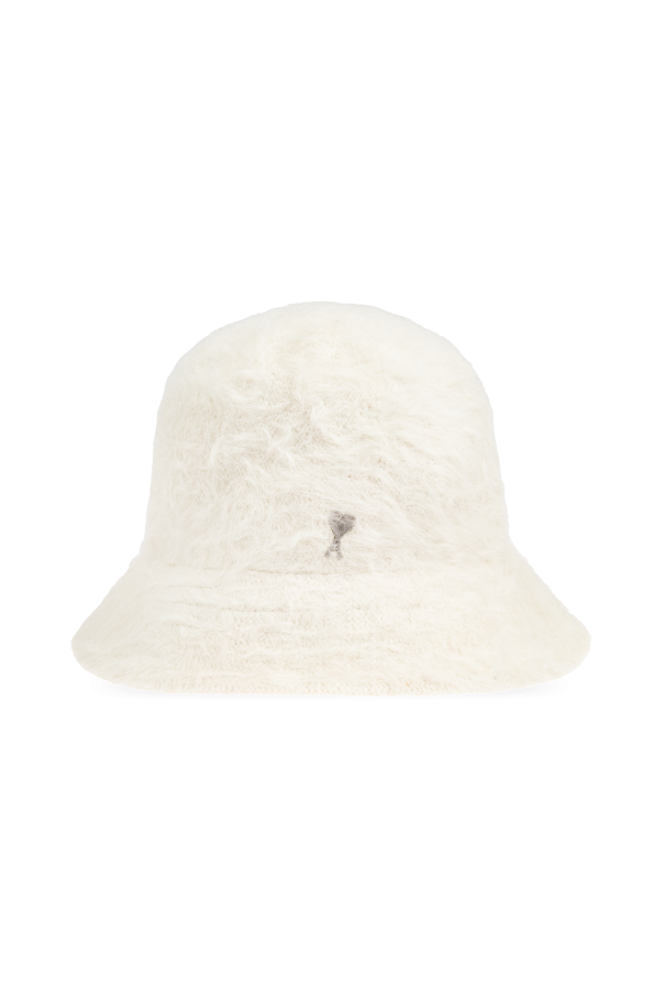 Ami Alexandre Mattiussi Hat with logo-shaped appliqué