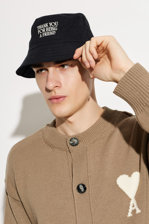 Ami Alexandre Mattiussi Hat with embroidered lettering