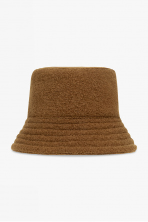 Corneliani tweed baker boy cashmere cap