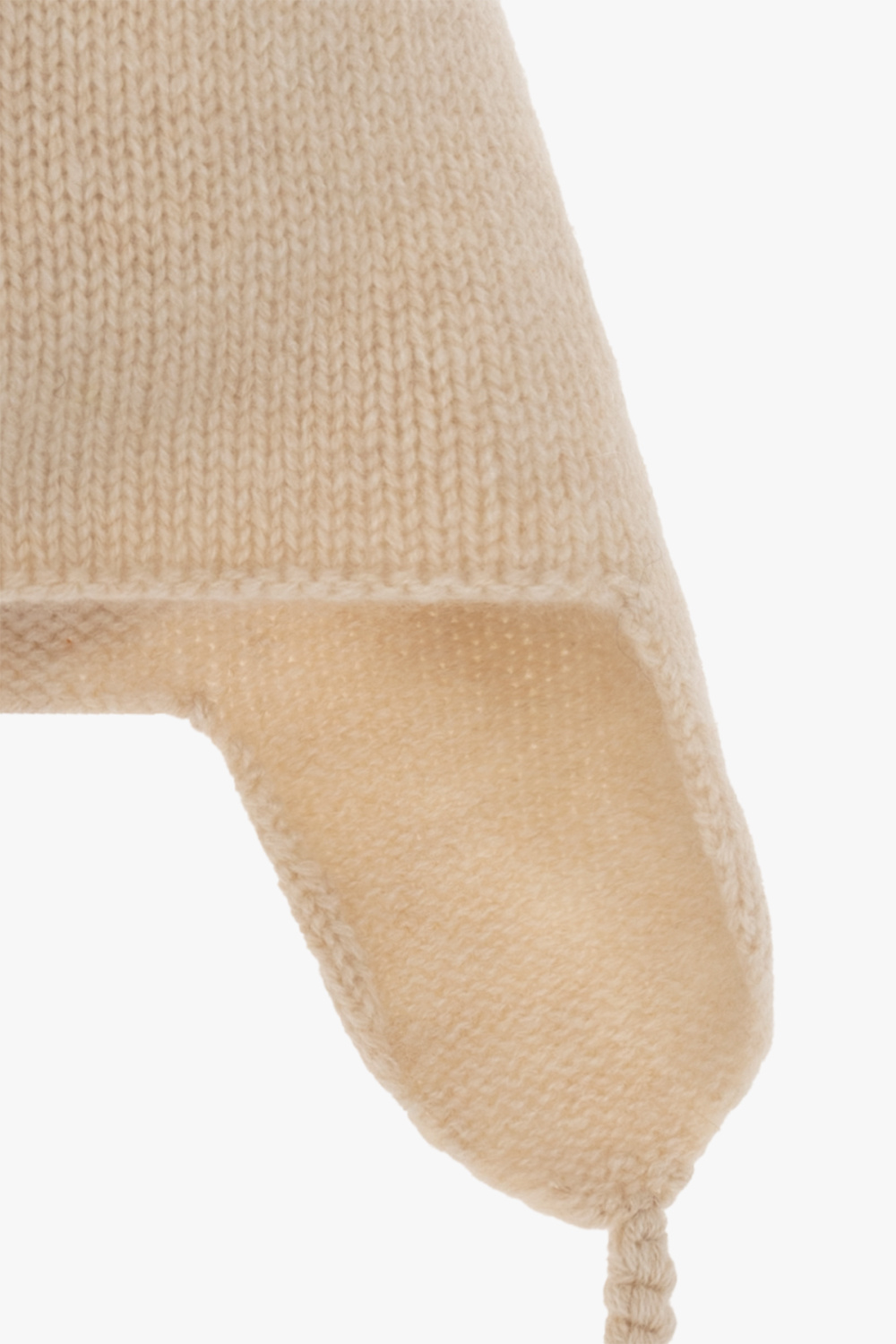 Bonpoint  Cashmere beanie with tie detail