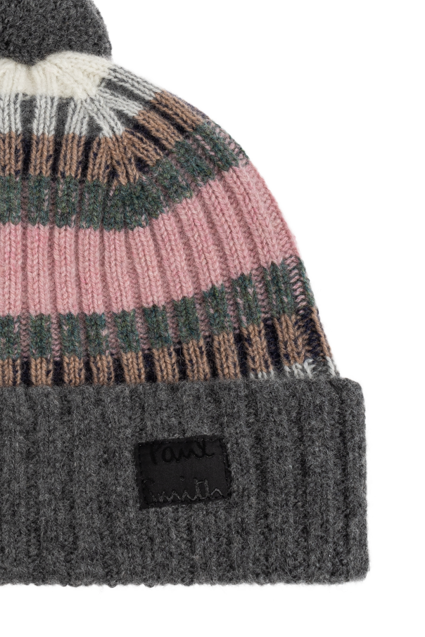 Paul Smith Wool hat with pom-pom