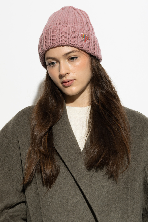 Paul Smith Gorro de lana con parche con logo
