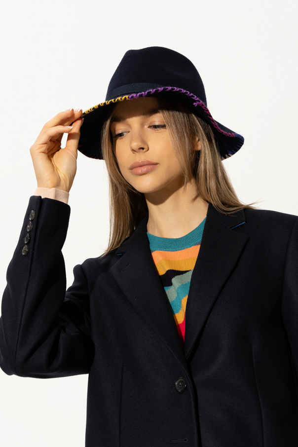 Paul Smith Fleece fedora hat