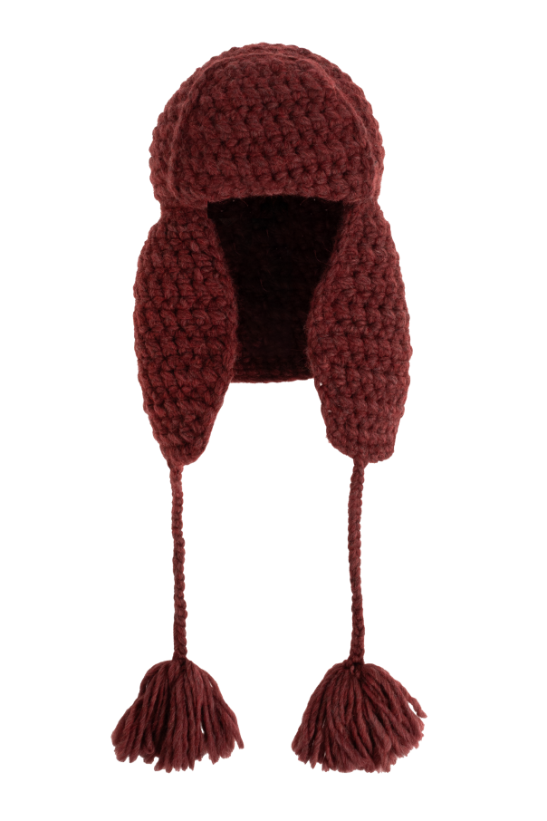 Wool hat with ear flaps od Etro