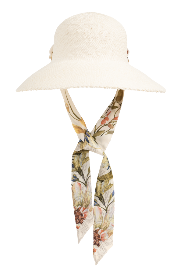 Hat woven with a scarf od Etro