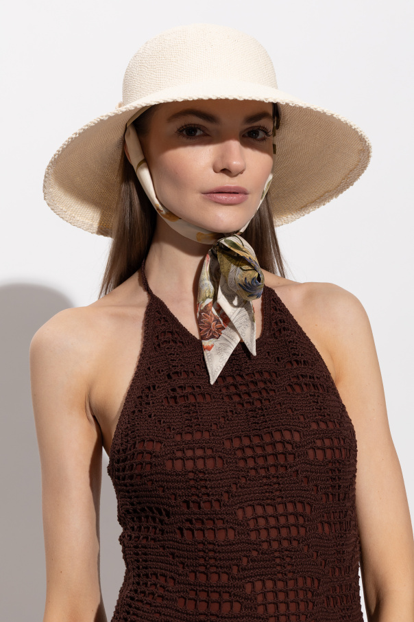 Etro Hat braided with a scarf