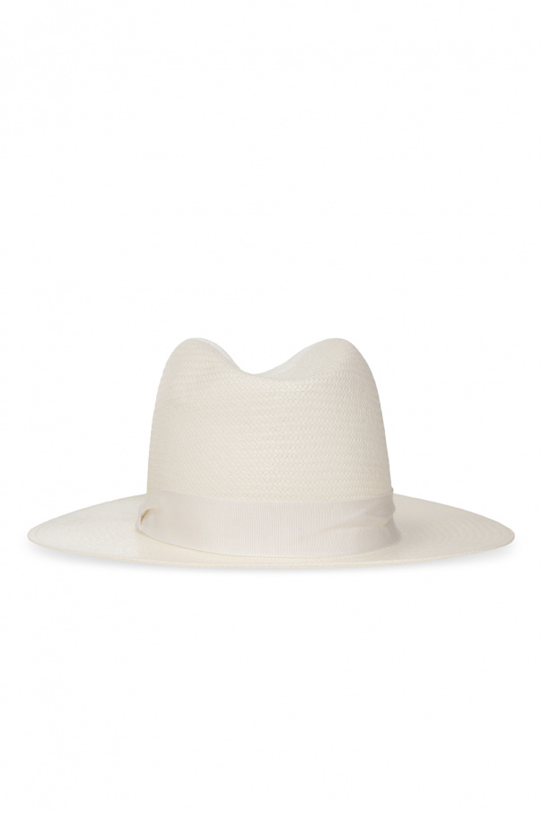 hat Blanc Grey 39 Knitwear  Straw Panama hat