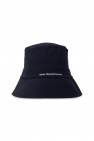 White Mountaineering woven-look boater hat