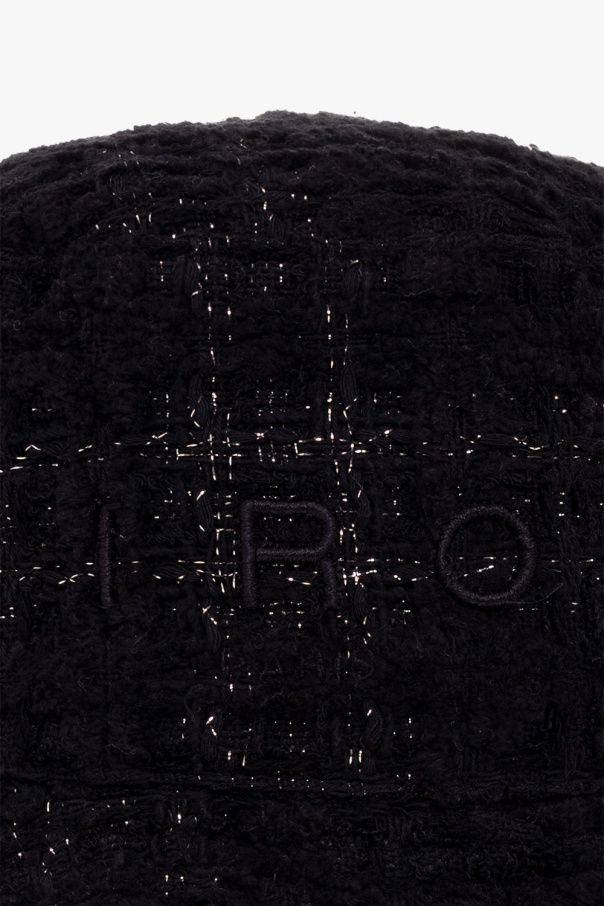 Iro Fred Perry logo-embroidered beanie hat Grau