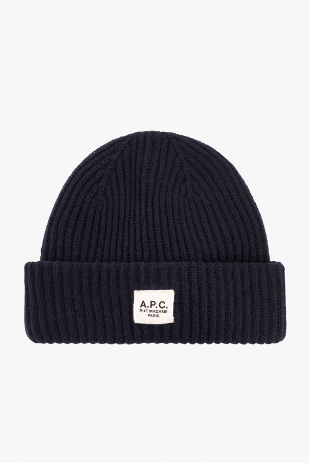 A.P.C. mens logo bucket hats