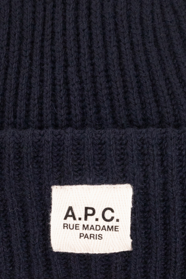 A.P.C. mens logo bucket hats