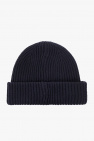 A.P.C. NAVY BLUE Beanie with logo