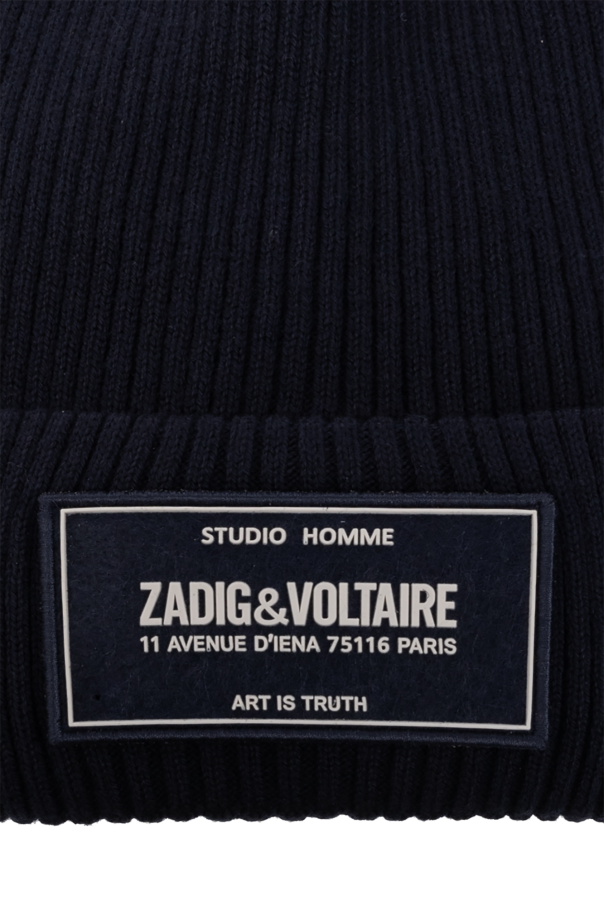 Zadig & Voltaire Kids Tape Cap FW22-A-0001 BLACK