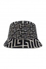 Balmain BLACK Bucket hat with monogram