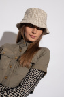 Balmain beige Bucket hat with monogram
