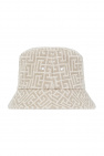 Balmain beige Bucket hat with monogram