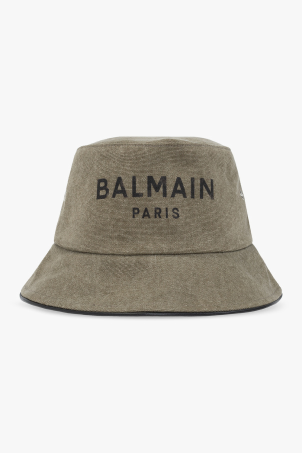 Balmain Balmain rear logo-print hoodie Weiß
