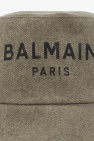 Balmain GREEN Bucket hat with logo