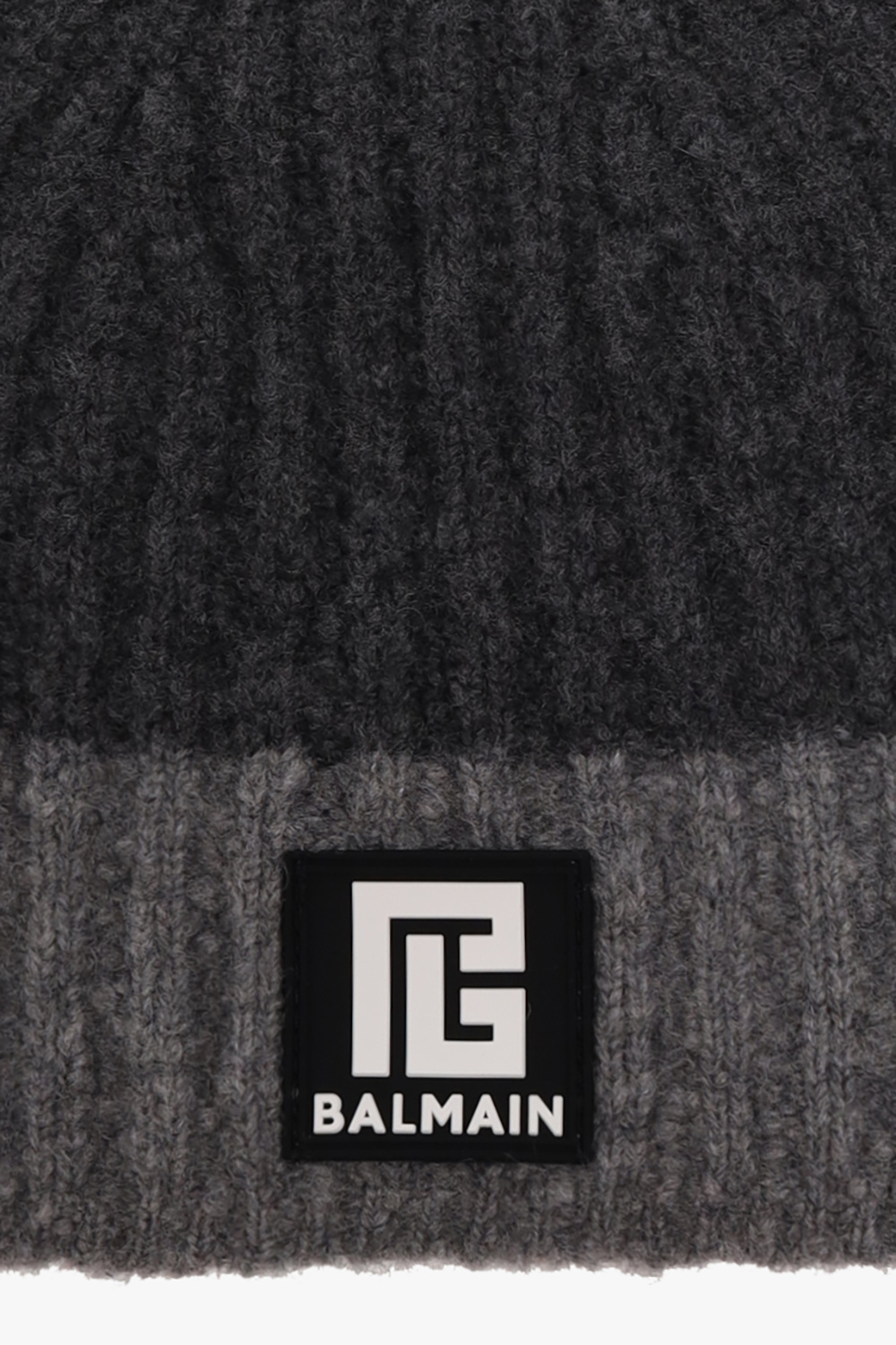 Balmain Balmain Flocked Logo Crew Neck Sweat